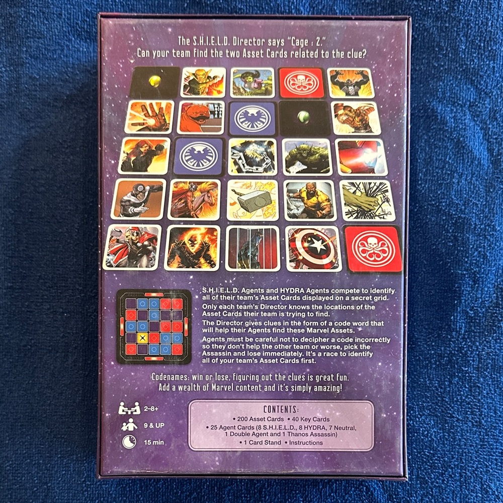 Marvel Codenames Strategy Game - Picture 2 of 2
